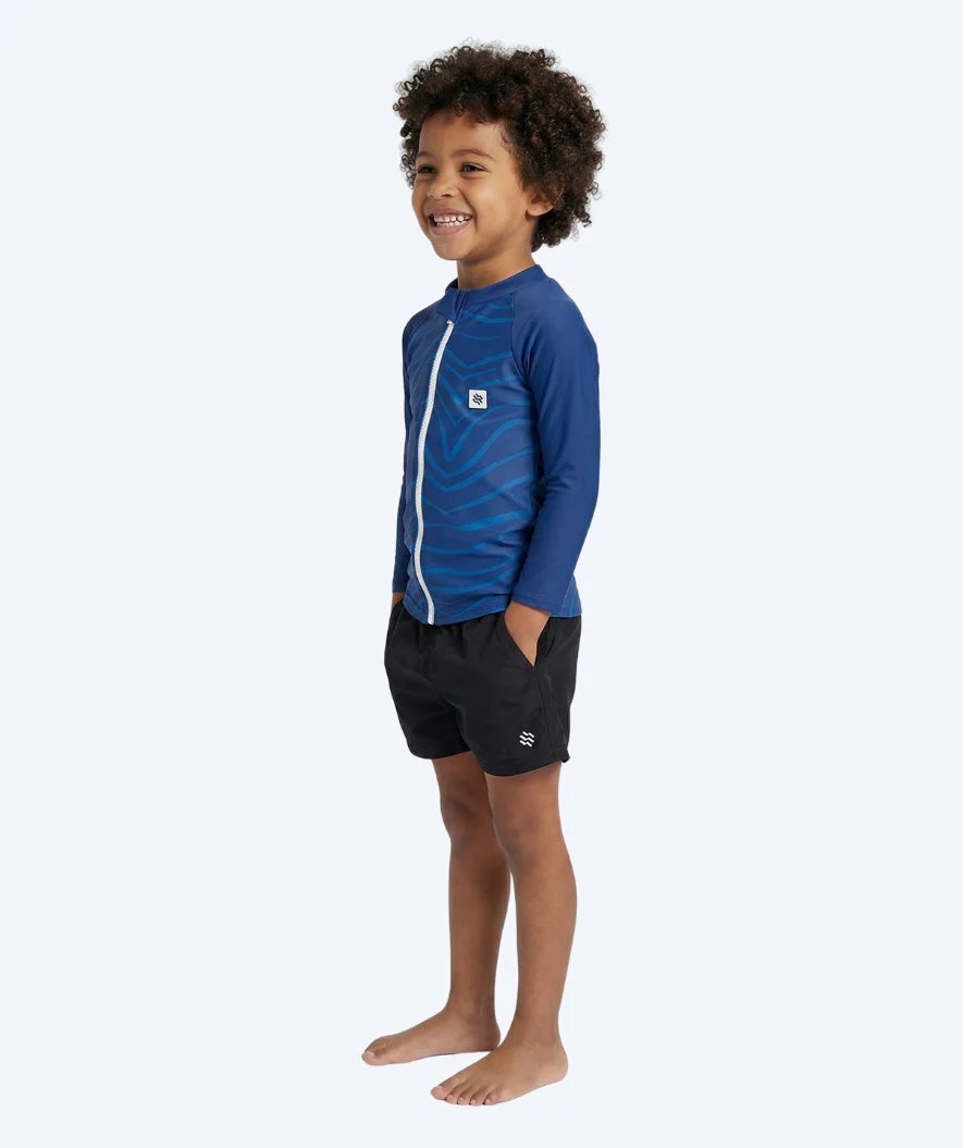 Watery UV-shirt for kids - Fjord Long Sleeve Rashguard - Dark blue - Image 3