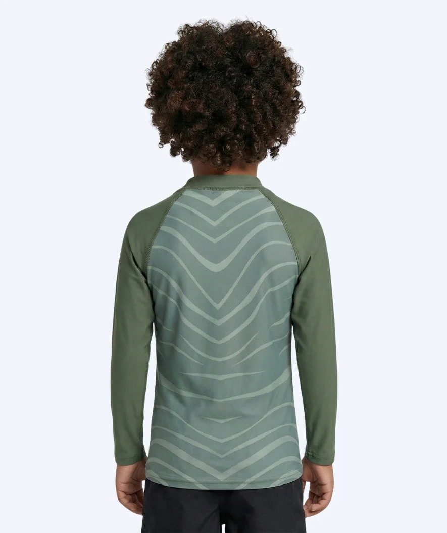 Watery UV-shirt for kids - Fjord Long Sleeve Rashguard - Green - Image 2