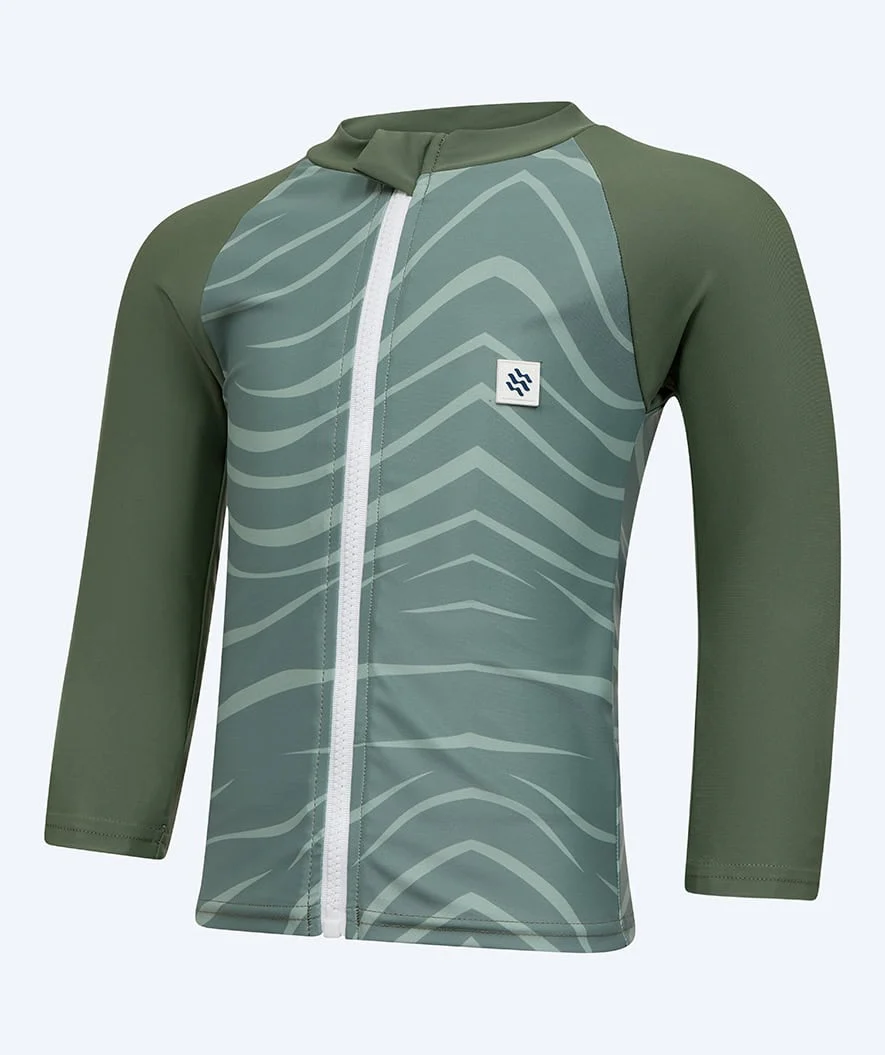 Watery UV-shirt for kids - Fjord Long Sleeve Rashguard - Green - Image 9