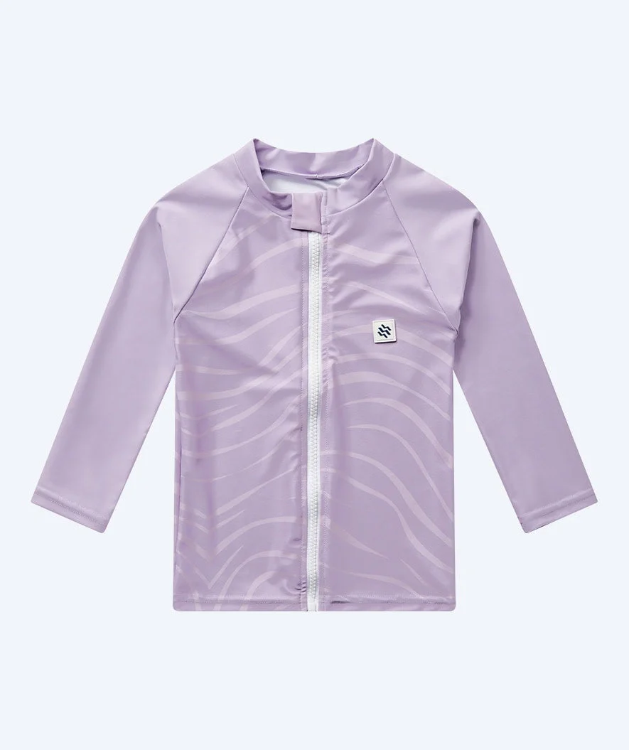 Watery UV-shirt for kids - Fjord Long Sleeve Rashguard - Purple - Image 10