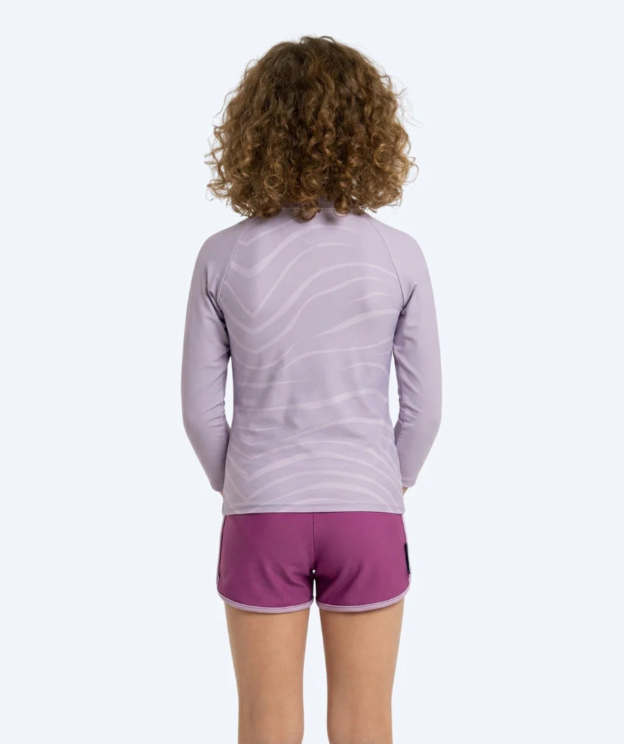 Watery UV-shirt for kids - Fjord Long Sleeve Rashguard - Purple - Image 2