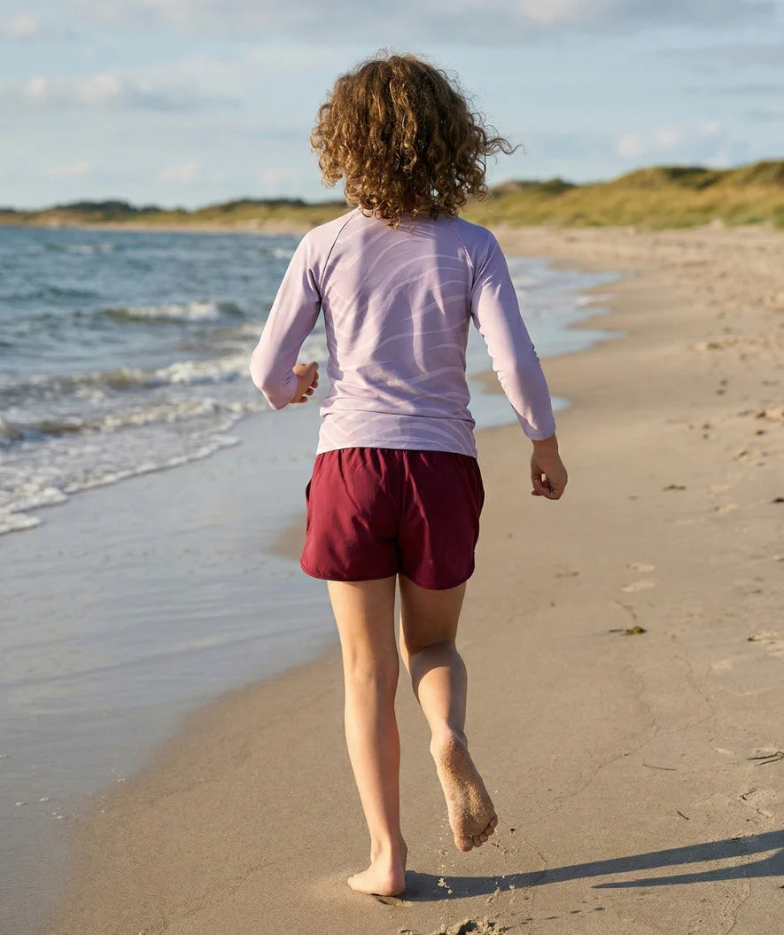 Watery UV-shirt for kids - Fjord Long Sleeve Rashguard - Purple - Image 5
