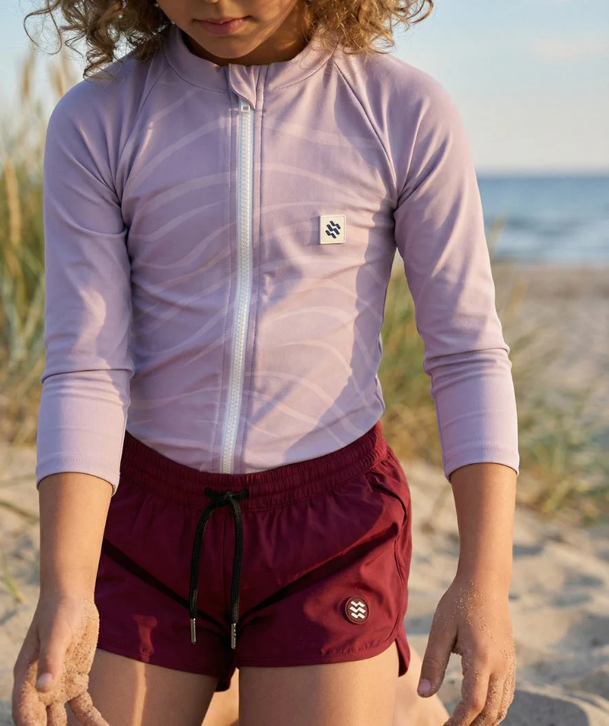 Watery UV-shirt for kids - Fjord Long Sleeve Rashguard - Purple - Image 6