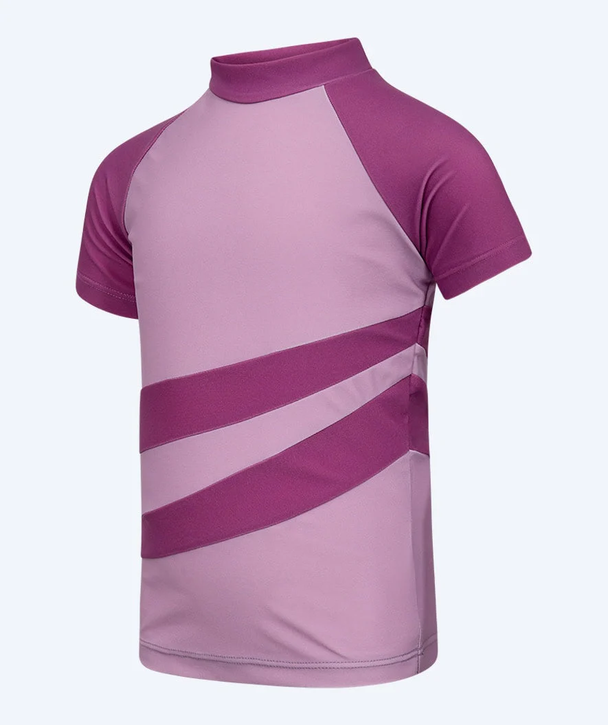 Watery UV-shirt for kids - Manami Short Sleeve Rashguard - Atlantic Purple - Image 7
