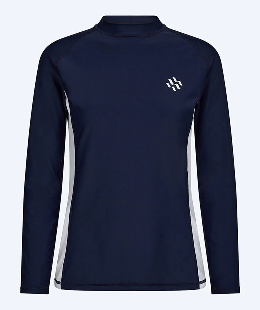 Watery UV-shirt for men - Talcott Long Sleeve Rashguard - Dark blue/white - Image 6