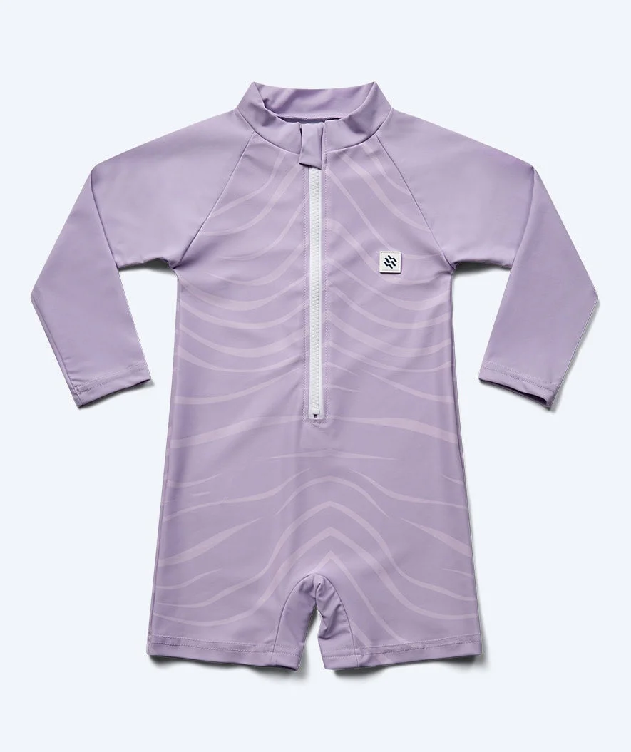 Watery UV-suit for children - Fjord Long Sleeve Rashguard - Purple - Image 10