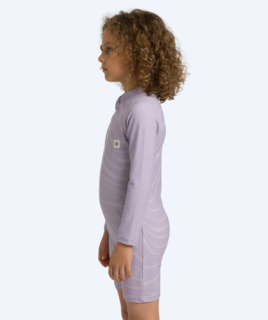 Watery UV-suit for children - Fjord Long Sleeve Rashguard - Purple - Image 3