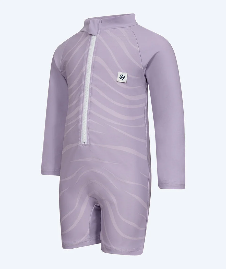 Watery UV-suit for children - Fjord Long Sleeve Rashguard - Purple - Image 7
