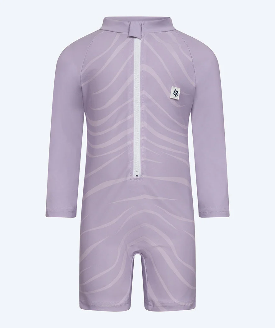 Watery UV-suit for children - Fjord Long Sleeve Rashguard - Purple - Image 8