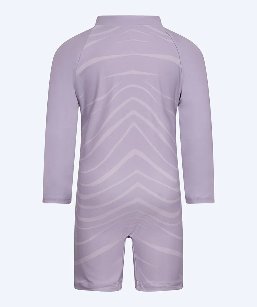 Watery UV-suit for children - Fjord Long Sleeve Rashguard - Purple - Image 9