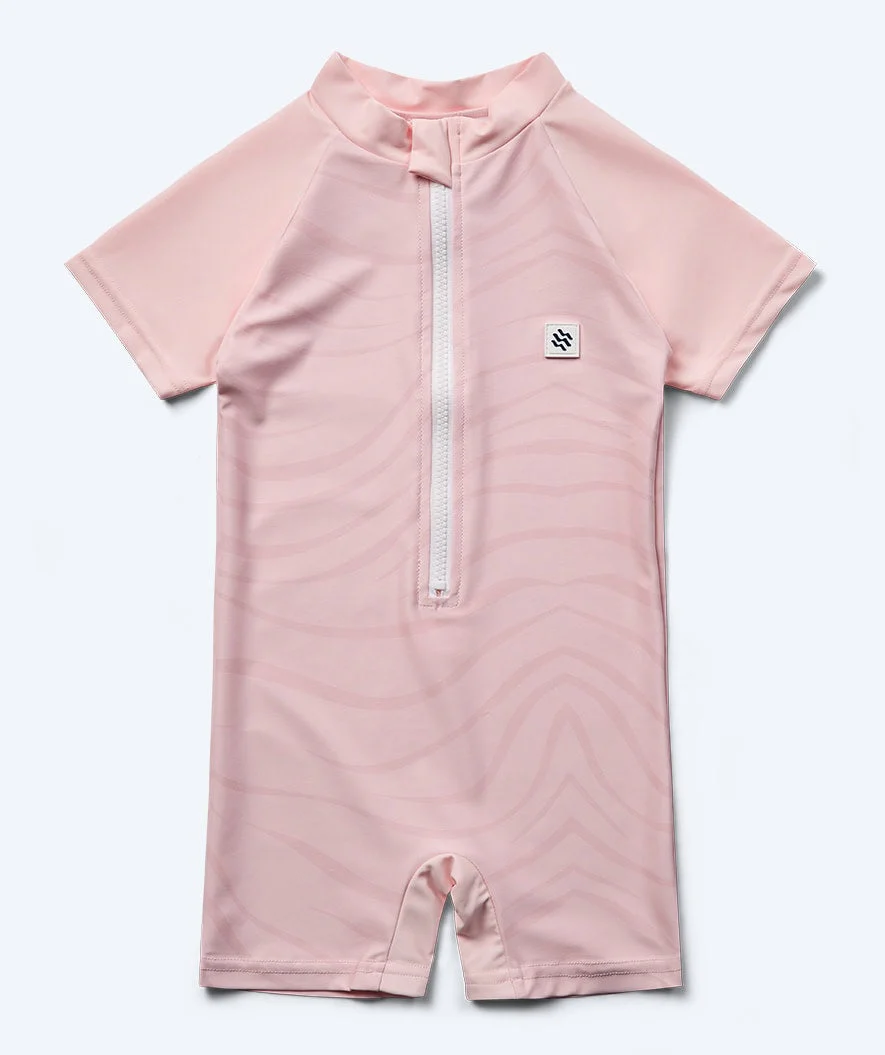 Watery UV-suit for children - Fjord Short Sleeve Rashguard - Pink - Image 10