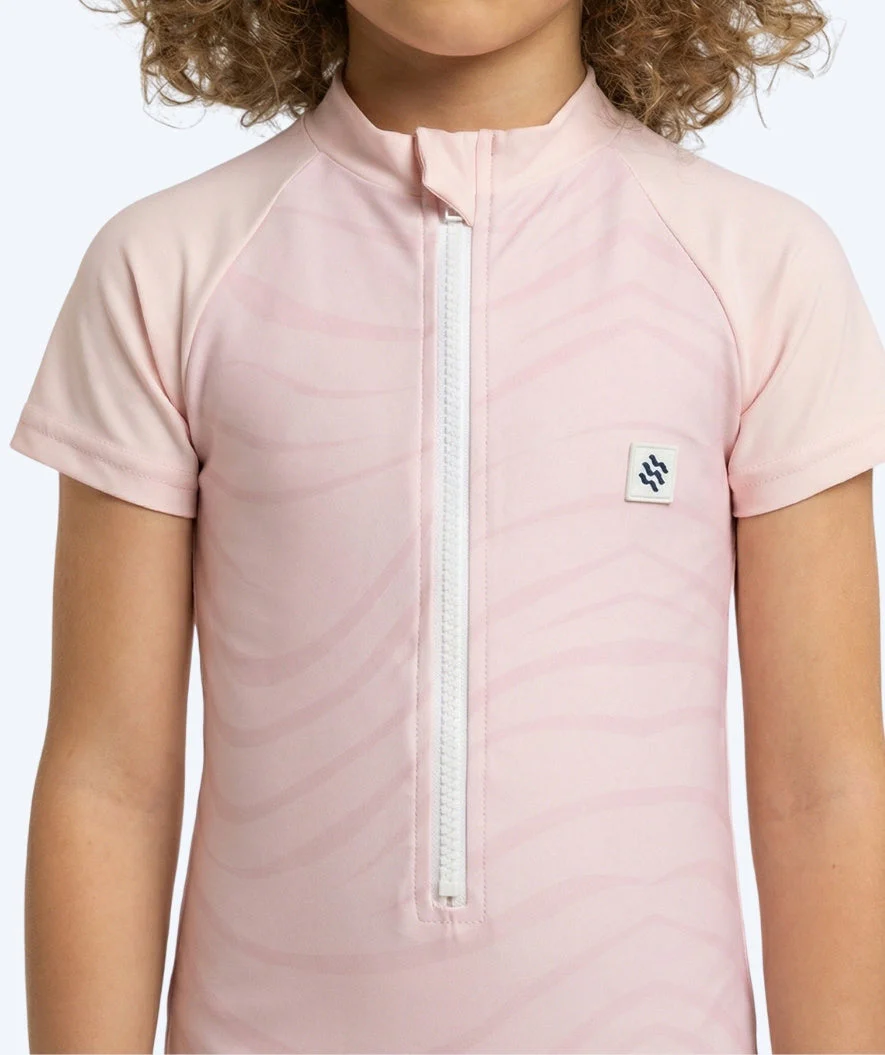 Watery UV-suit for children - Fjord Short Sleeve Rashguard - Pink - Image 6