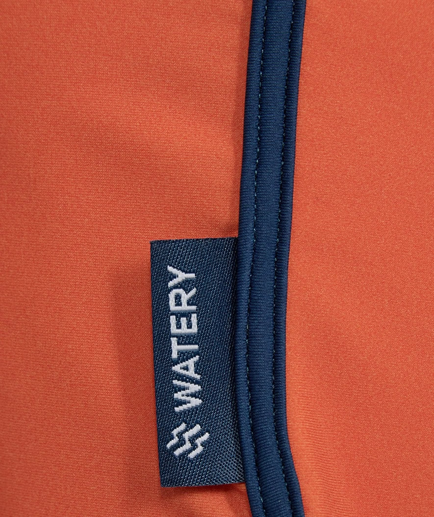 Watery UV swim shorts for kids - Manami - Orange/blue - Image 7