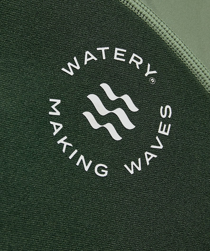 Watery UV wetsuit for kids - Calypso Shorty - Green/light green - Image 13