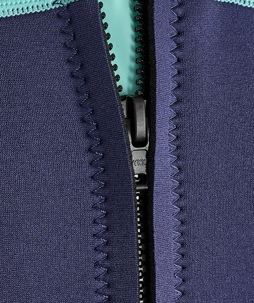 Watery UV wetsuit for kids - Calypso Shorty - Atlantic Turquoise - Image 14