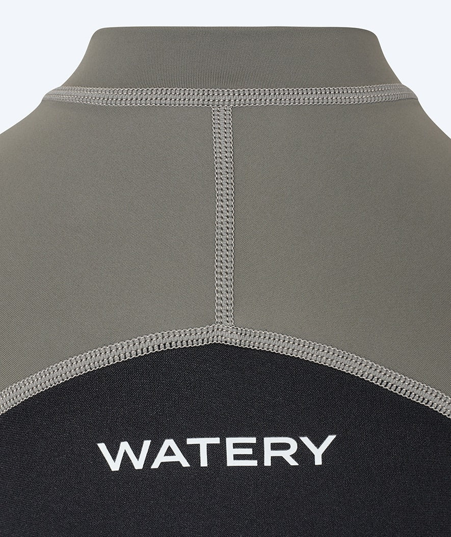 Watery UV wetsuit for kids - Calypso Shorty - Grey/black - Image 10