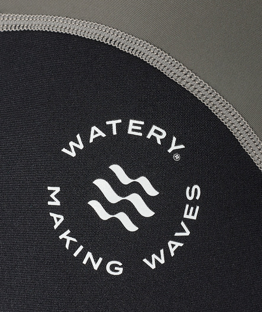 Watery UV wetsuit for kids - Calypso Shorty - Grey/black - Image 12