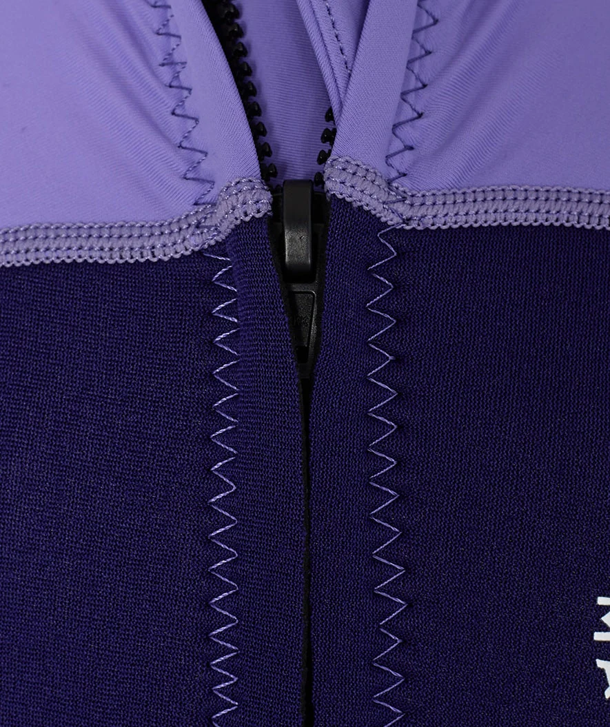 Watery UV wetsuit for kids - Calypso Shorty - Purple - Image 9
