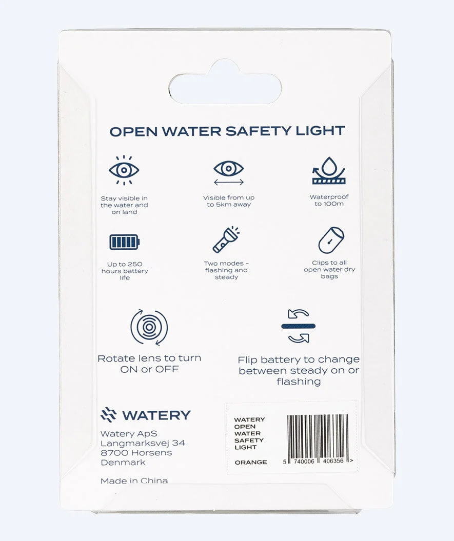 Watery waterproof LED light for ocean bag - Pro - Orange - Image 4