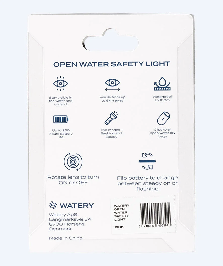 Watery waterproof LED light for ocean bag - Pro - Pink - Image 4