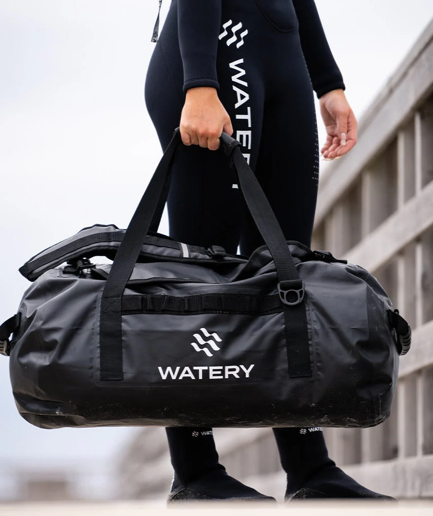 Watery watertight duffle bag - Swim 50L - Black - Image 14