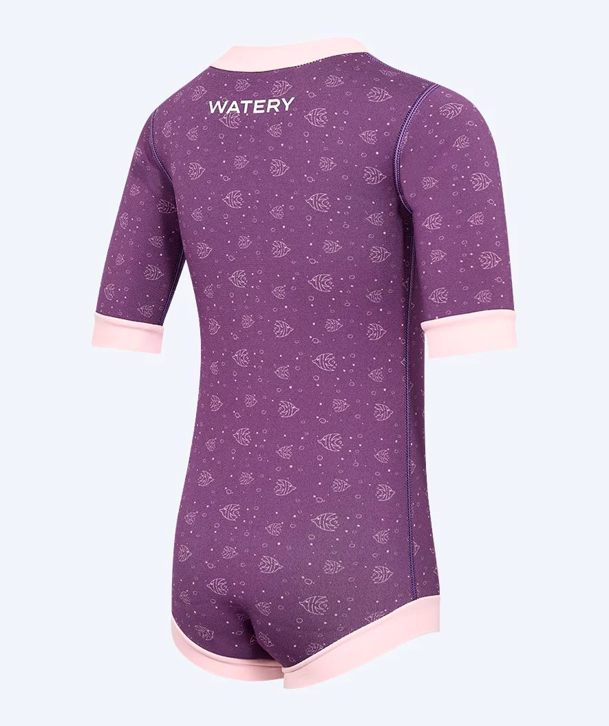 Watery wetsuit for kids - Baia Full-Body - Atlantic Purple - Image 10