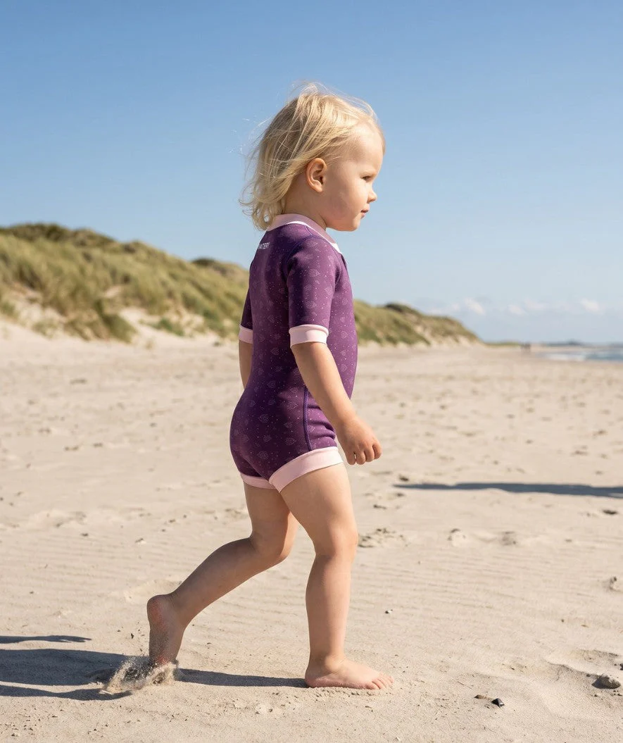 Watery wetsuit for kids - Baia Full-Body - Atlantic Purple - Image 6