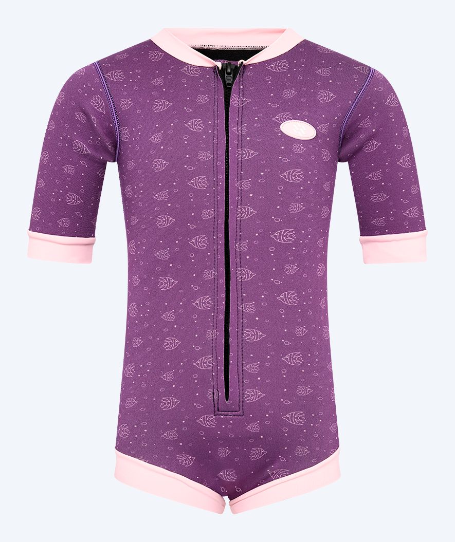 Watery wetsuit for kids - Baia Full-Body - Atlantic Purple - Image 7