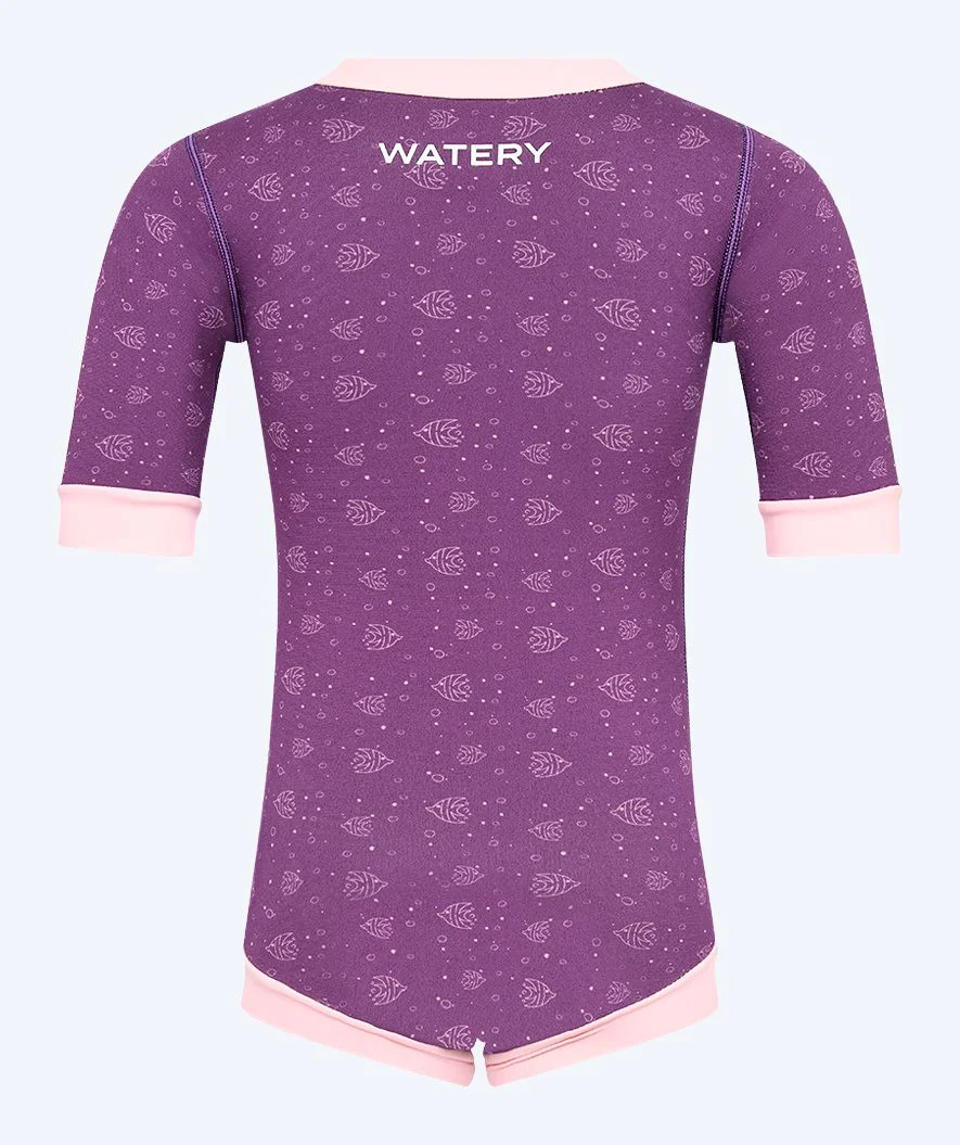 Watery wetsuit for kids - Baia Full-Body - Atlantic Purple - Image 8