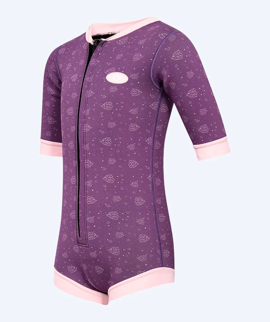 Watery wetsuit for kids - Baia Full-Body - Atlantic Purple - Image 9