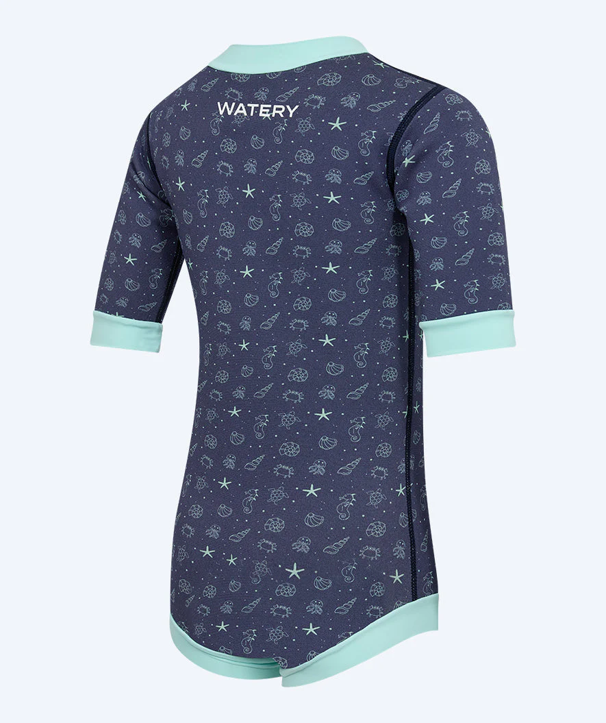 Watery wetsuit for kids - Baia Full-Body - Atlantic Turquoise - Image 10