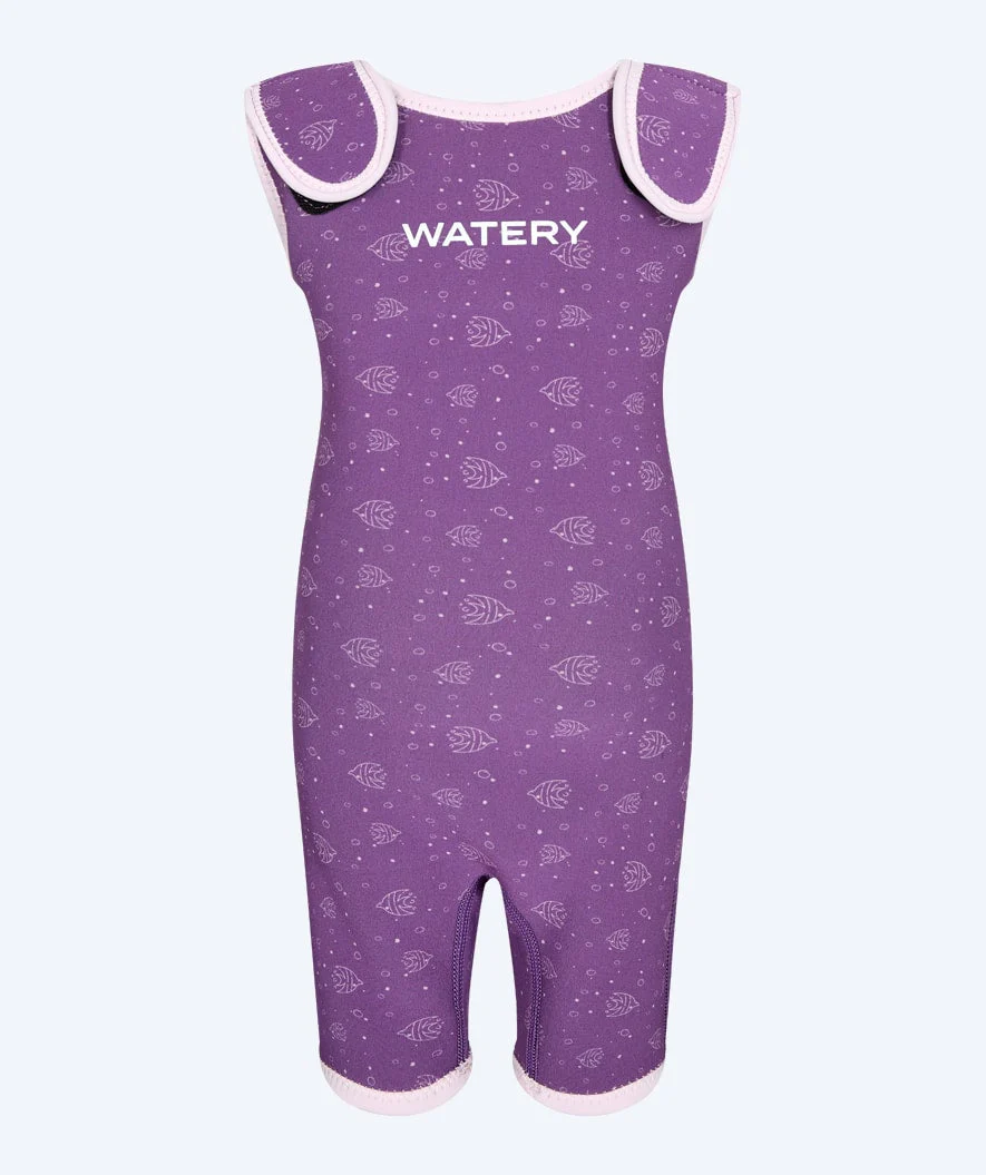 Watery wetsuit for kids - Baia Shorty - Atlantic Purple - Image 11