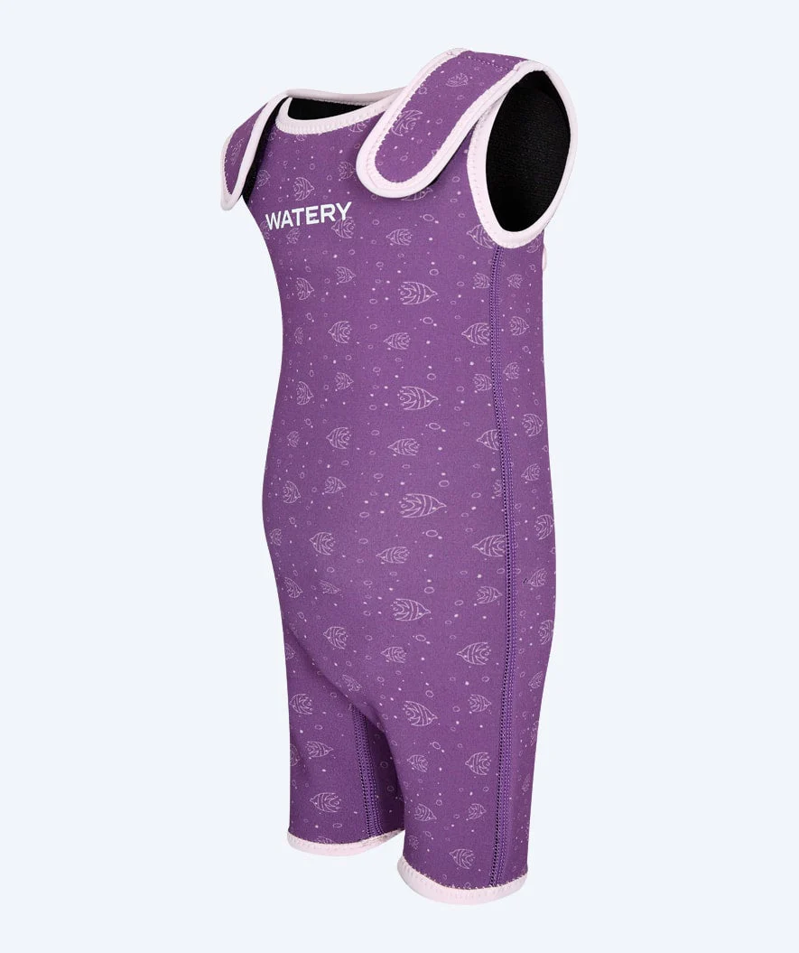 Watery wetsuit for kids - Baia Shorty - Atlantic Purple - Image 13