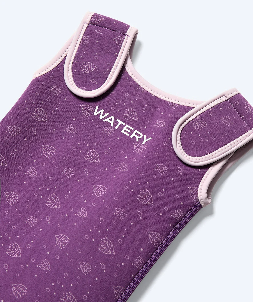 Watery wetsuit for kids - Baia Shorty - Atlantic Purple - Image 14