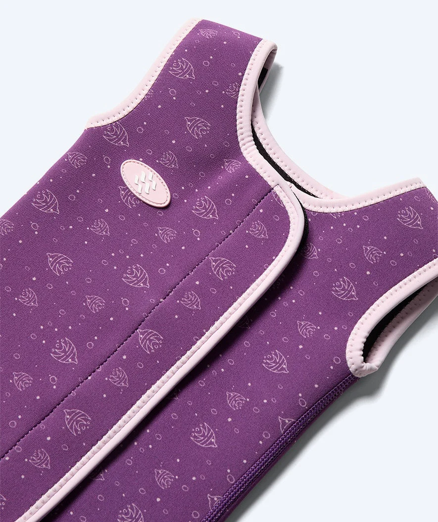 Watery wetsuit for kids - Baia Shorty - Atlantic Purple - Image 15