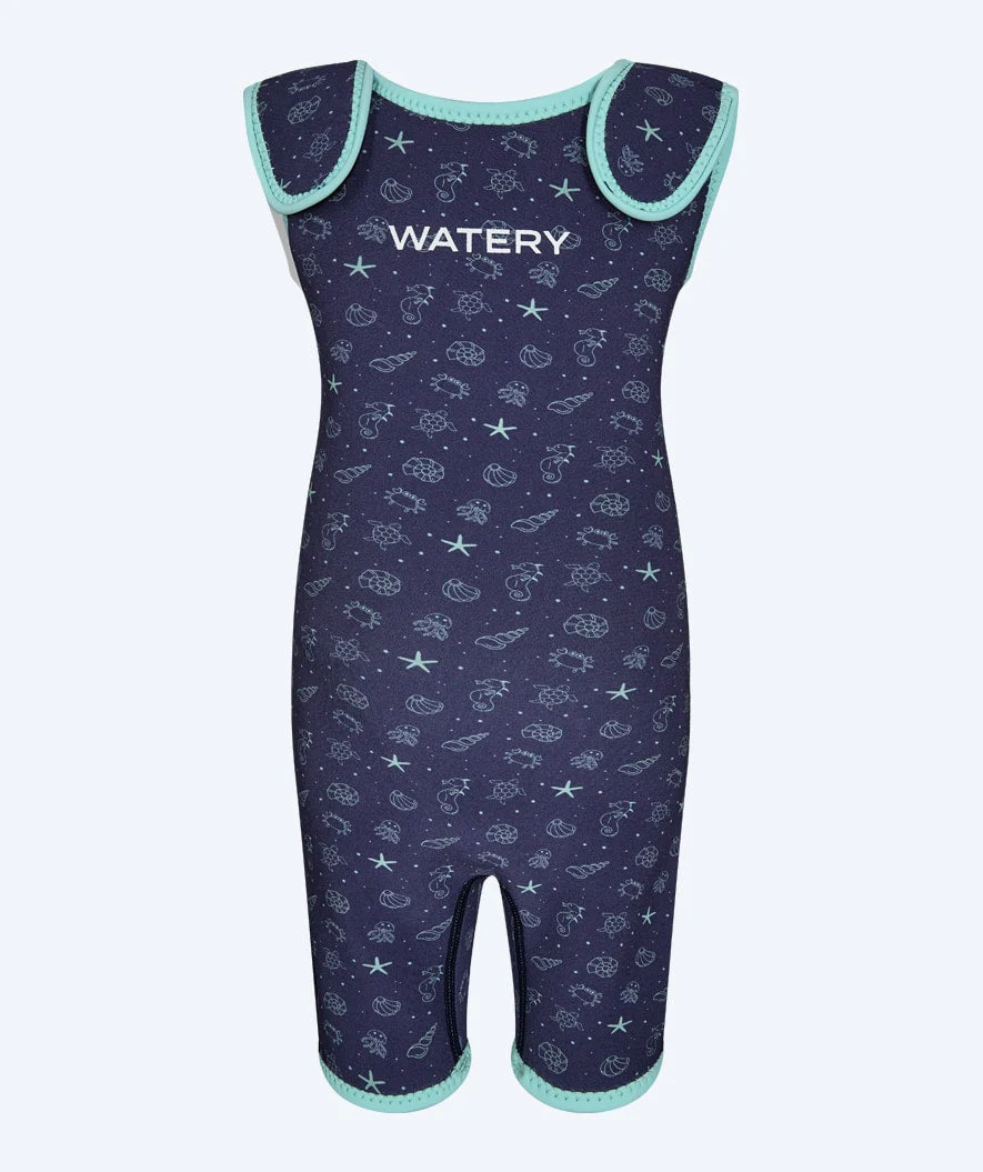 Watery wetsuit for kids - Baia Shorty - Atlantic Turquoise - Image 13