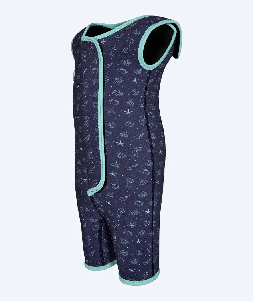 Watery wetsuit for kids - Baia Shorty - Atlantic Turquoise - Image 14