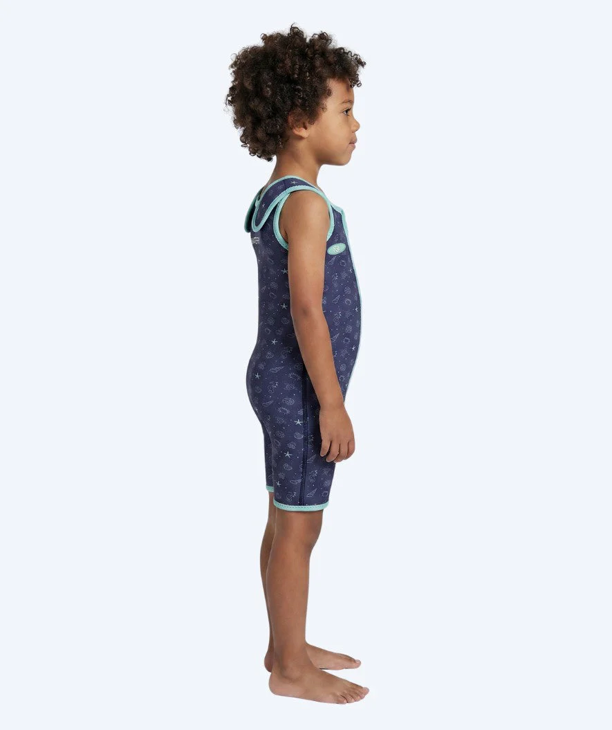 Watery wetsuit for kids - Baia Shorty - Atlantic Turquoise - Image 3