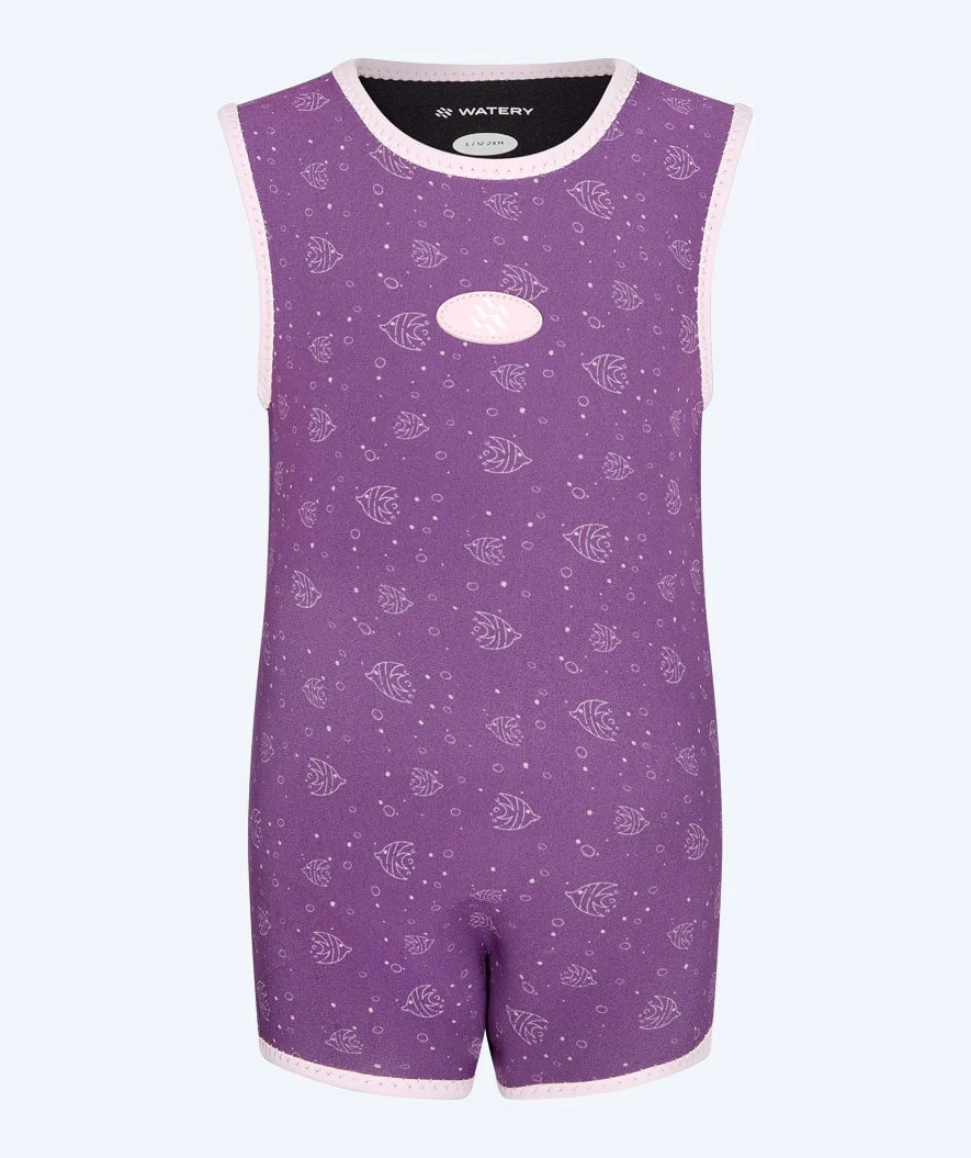 Watery wetsuit for kids - Baia Wrap - Atlantic Purple - Image 10