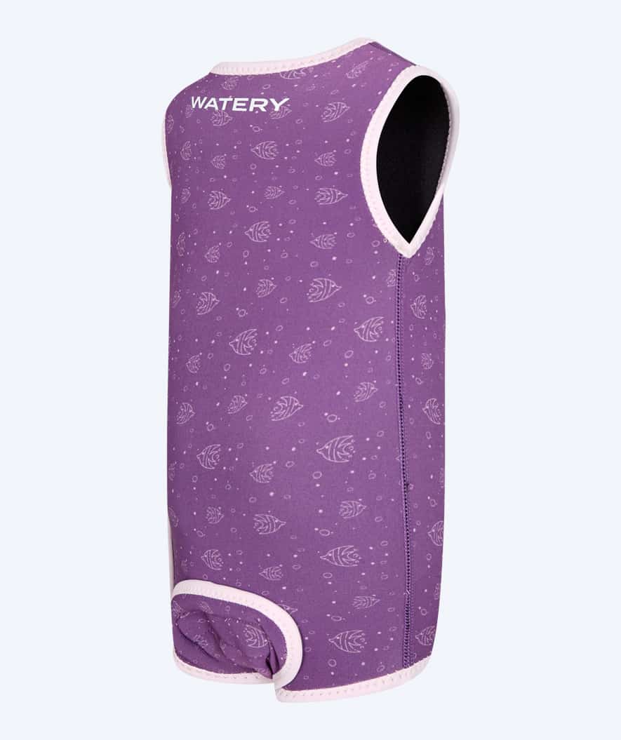 Watery wetsuit for kids - Baia Wrap - Atlantic Purple - Image 13