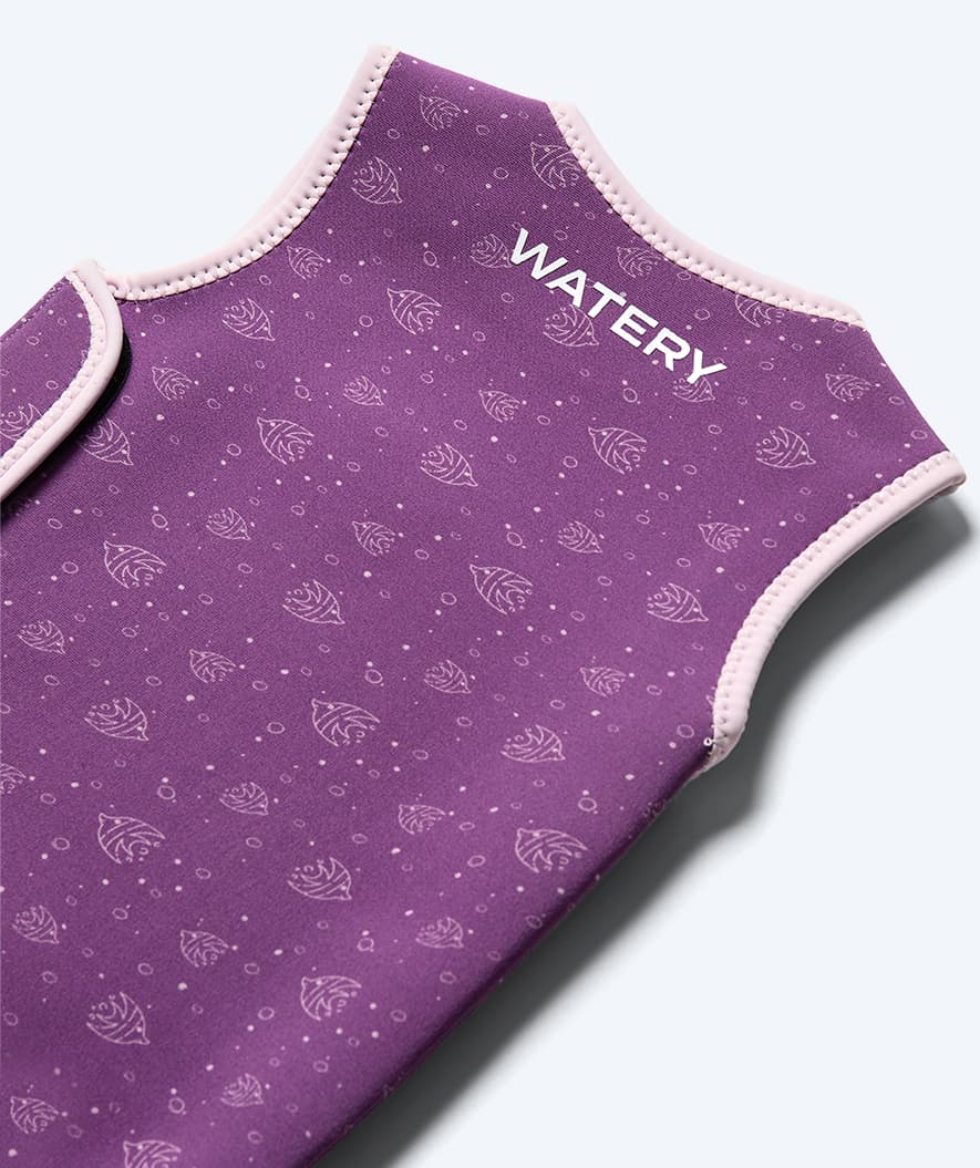 Watery wetsuit for kids - Baia Wrap - Atlantic Purple - Image 15