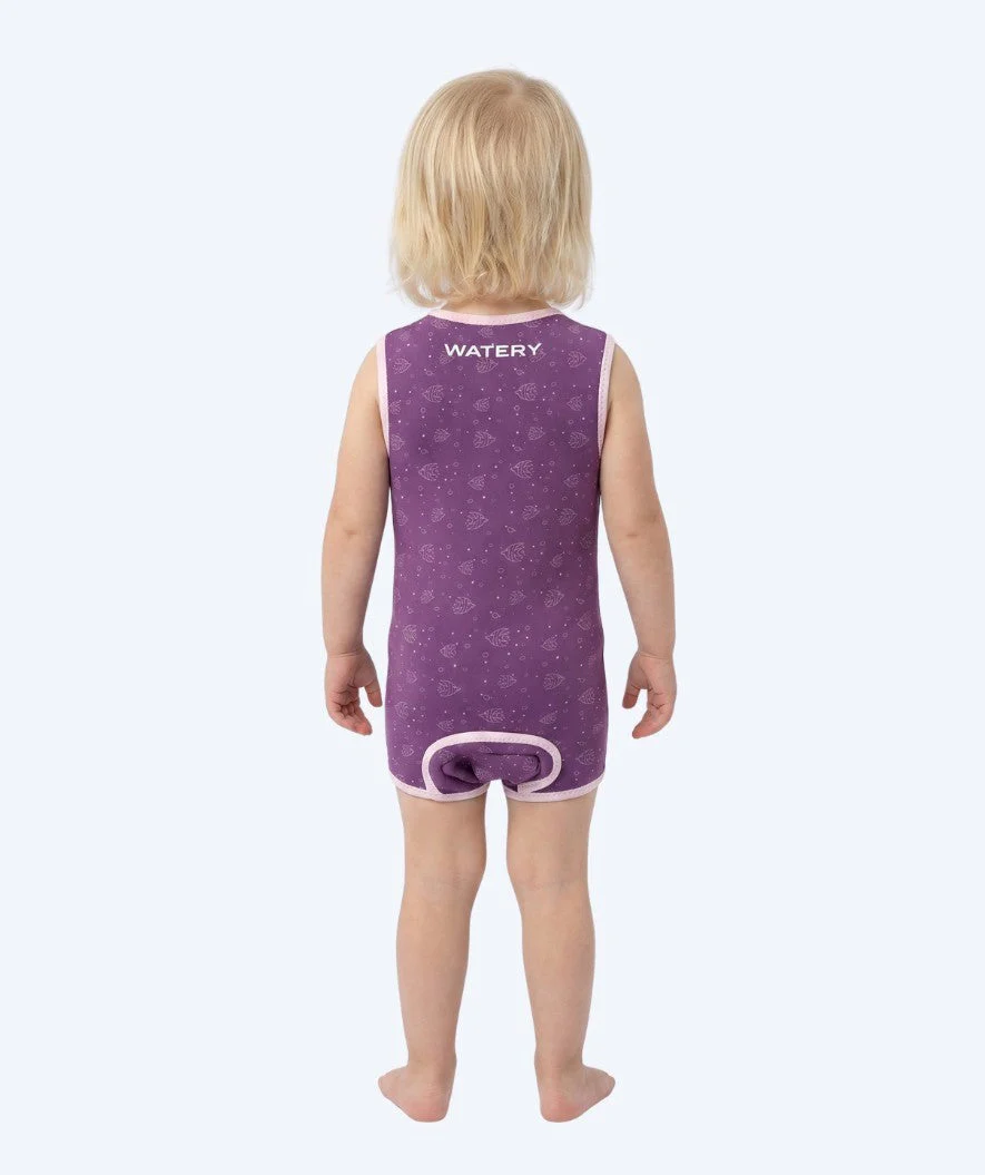 Watery wetsuit for kids - Baia Wrap - Atlantic Purple - Image 2