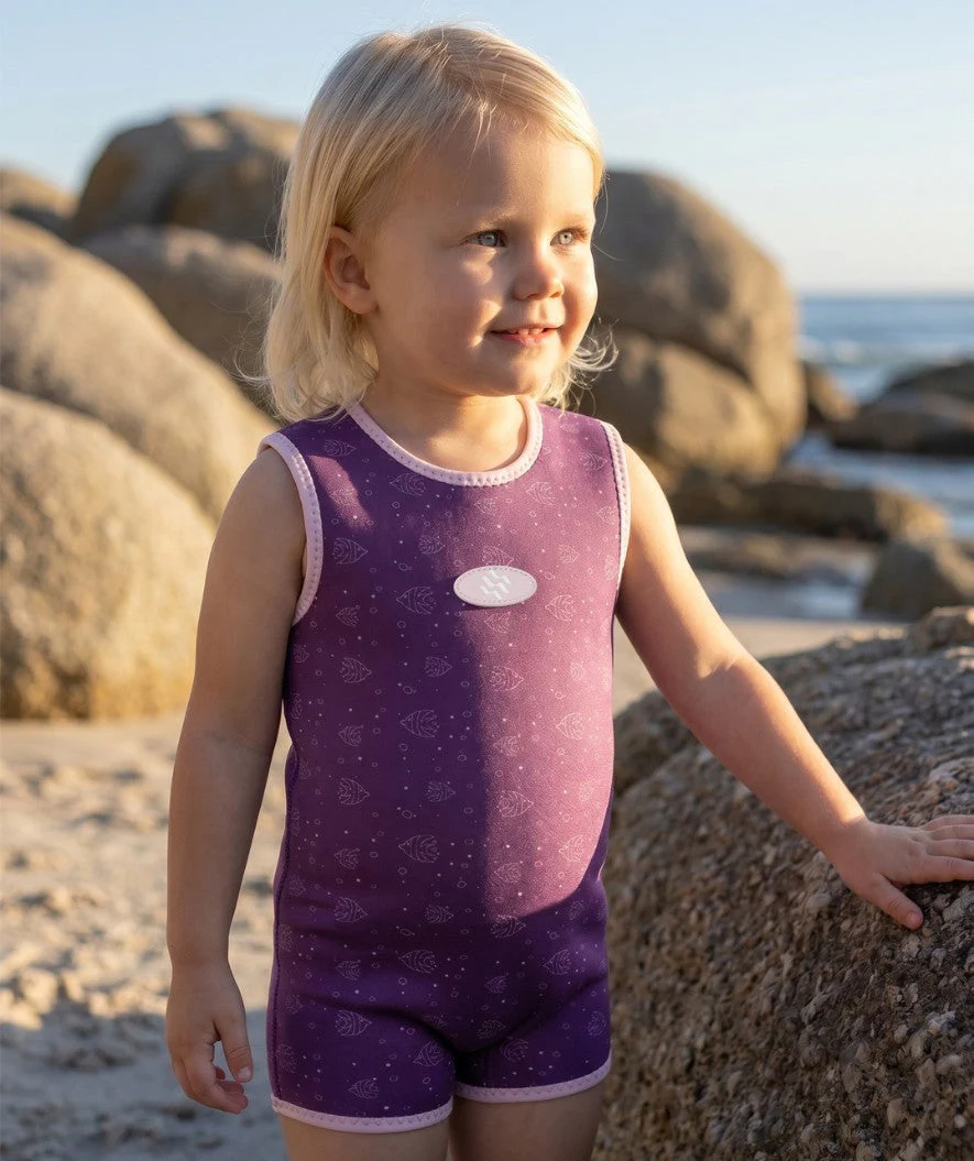 Watery wetsuit for kids - Baia Wrap - Atlantic Purple - Image 8