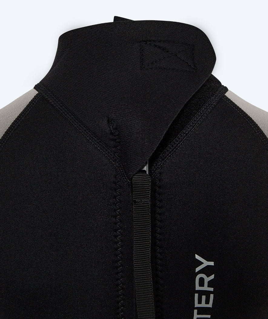 Watery wetsuit for kids - Short Sleeve Duncan (3mm) - Black - Image 12
