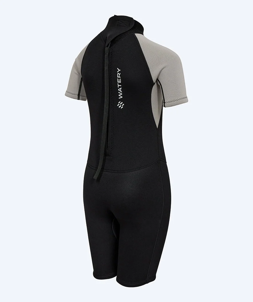 Watery wetsuit for kids - Short Sleeve Duncan (3mm) - Black - Image 9