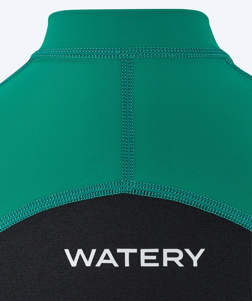 Watery UV wetsuit for kids - Calypso Full-Body - Green/black - Image 11
