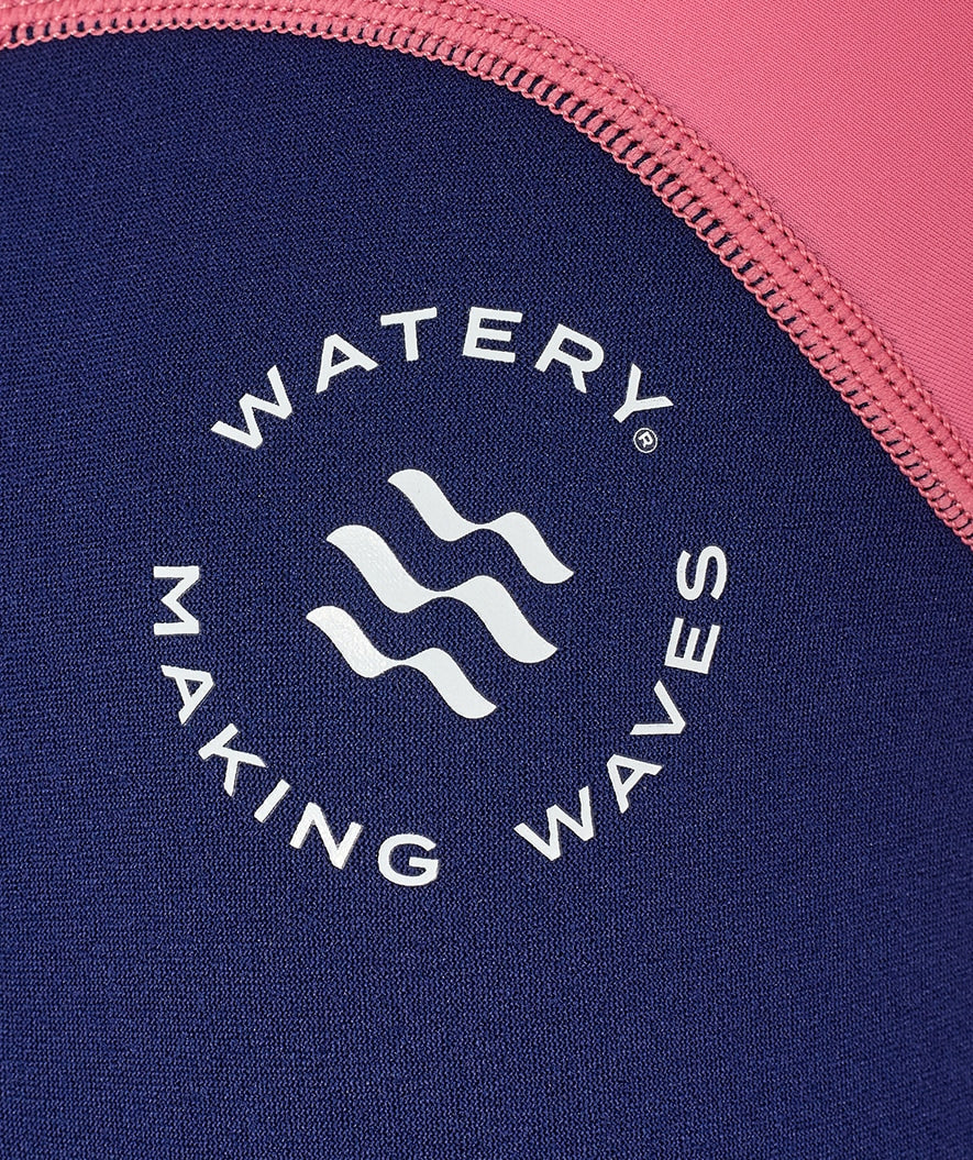 Watery UV wetsuit for kids - Calypso Full-Body - Pink - Image 14