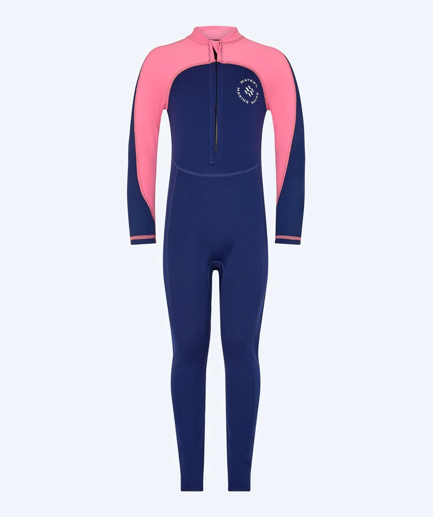 Watery UV wetsuit for kids - Calypso Full-Body - Pink - Image 2