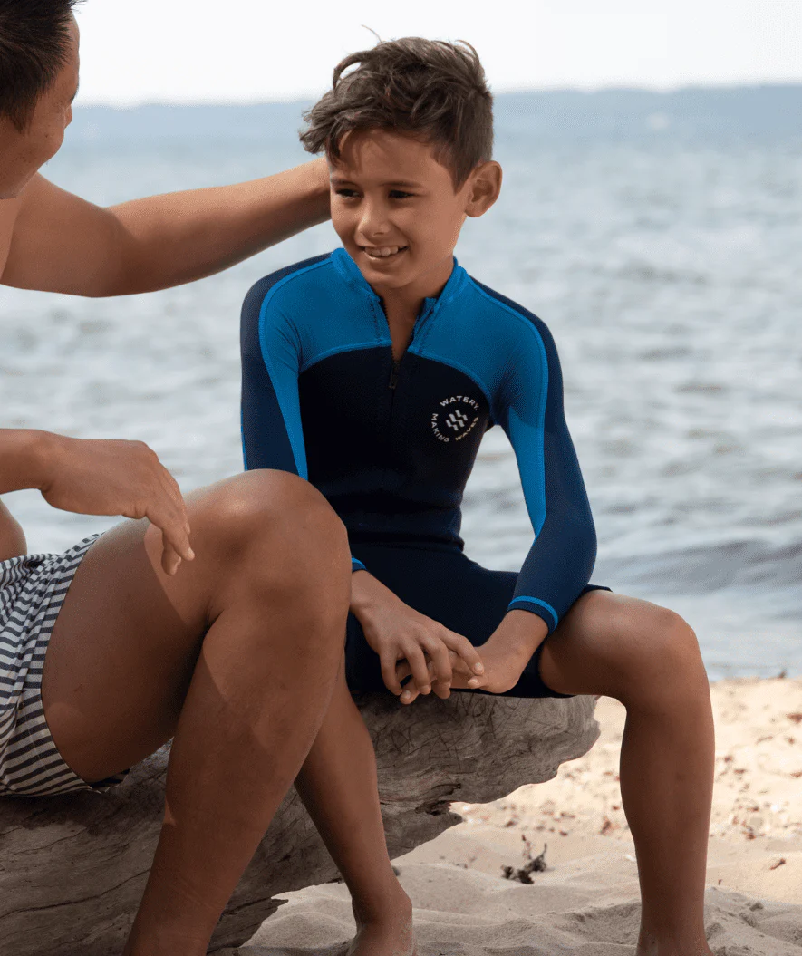Watery UV wetsuit for kids - Calypso Full-Body - Pink - Image 3