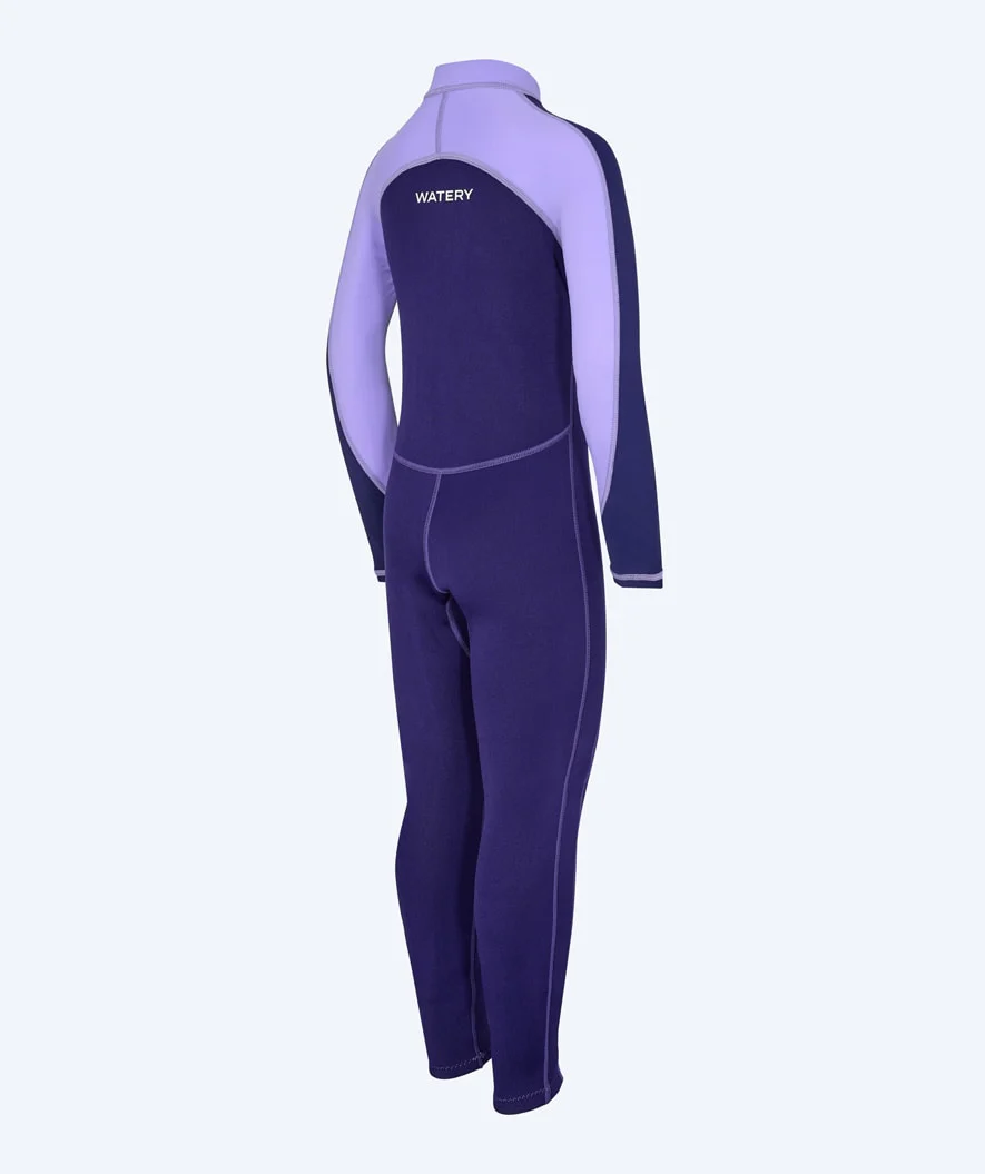 Watery UV wetsuit for kids - Calypso Full-Body - Purple - Image 12